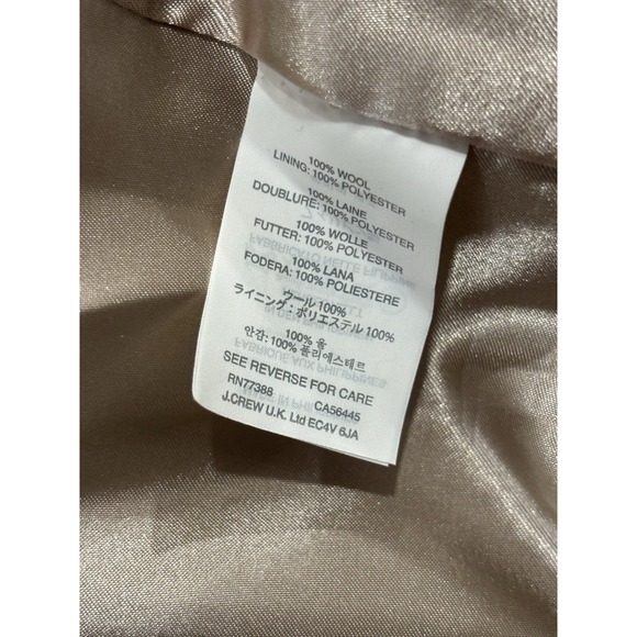 J Crew School Boy Blazer 10 Plaid Houndstooth Wool Blend Academia Preppy - Picture 10 of 12